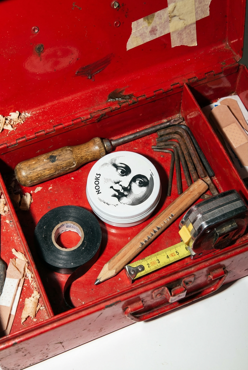 NOOKS travel-friendly balm in carry-on, petroleum-free skincare for plane air and hotel recovery